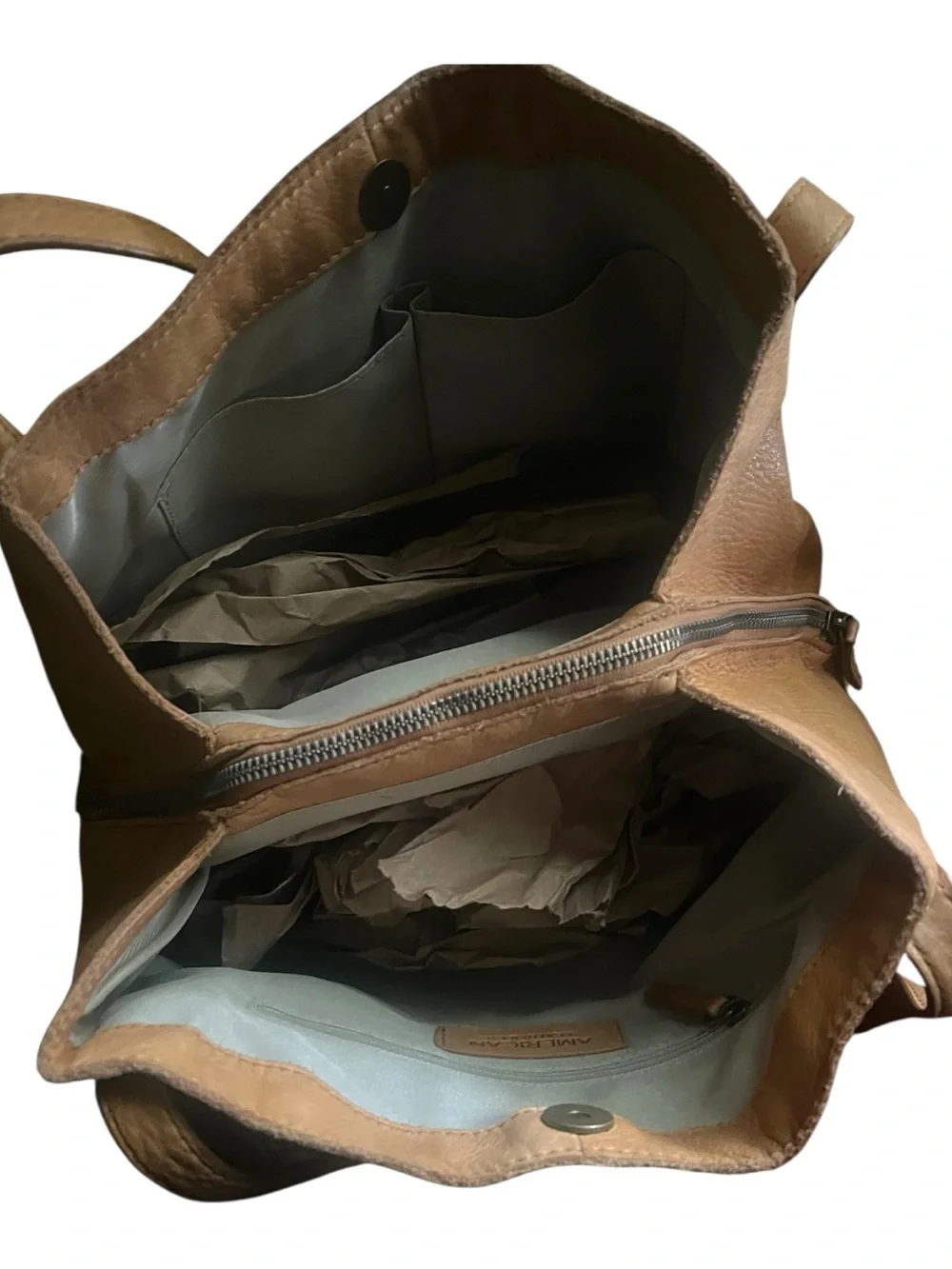 American Leather Liberty Hobo shopper Glove Tan Leather Bag.